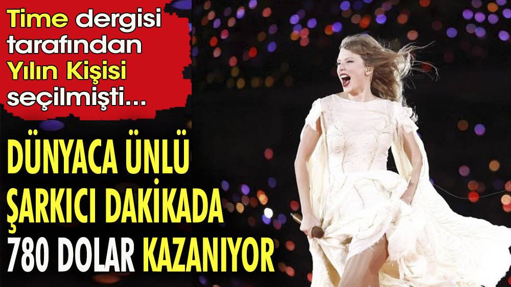 Dünyaca ünlü şarkıcı Taylor Swift dakikada 780 dolar kazanıyor. Time dergisi tarafından yılın kişisi seçilmişti - Resim: 1